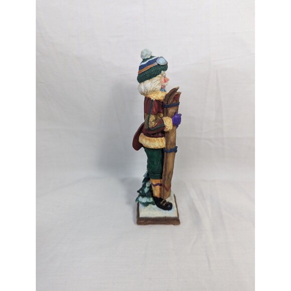 Roman Santa figure 6" tall. Galleria License Christmas- skiing Santa - Picture 4 of 5
